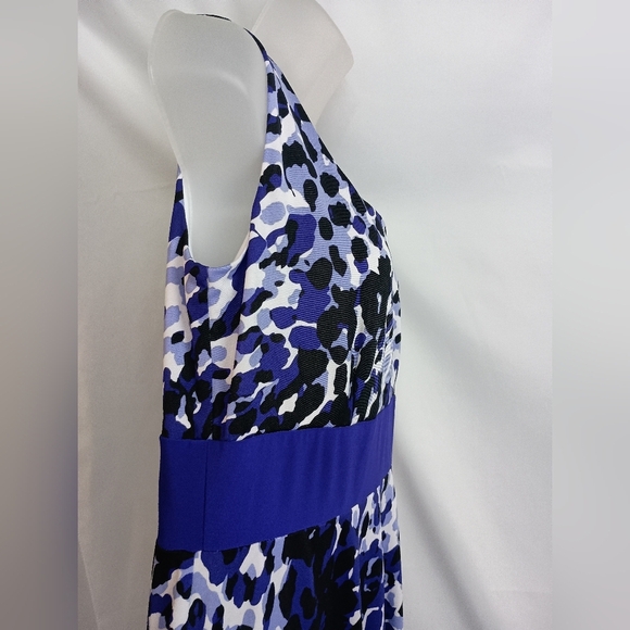 2/$30 Purple and Black Animal‎ Print Mob wife Dress (#1,512) - Picture 4 of 6